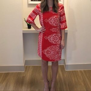 Geometric Keyhole Dress